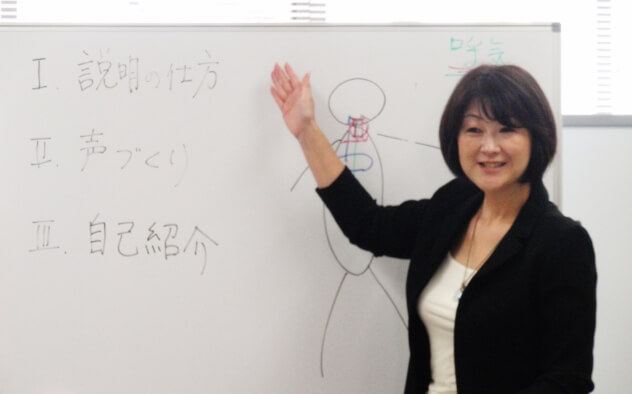 授業をしている様子