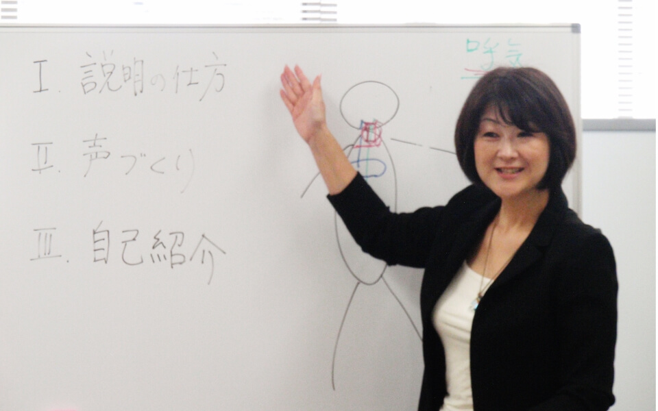 授業をしている様子